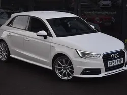Shell white Used 2017 Audi A1 Sportback S-Line Hatchback | £9,990 (Fair price)