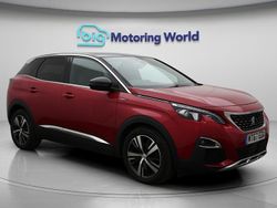 Red Used 2017 Peugeot 3008 GT-line Hatchback | £12,579 (Fair price)