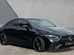 Cosmos black metallic Used 2024 Mercedes CLA220 AMG Line Premium Plus Sedan | £32,805 (Fair price)