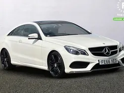 White Used 2016 Mercedes E350 Active Coupe | £14,699 (Fair price)