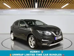 Black Used 2019 Nissan Qashqai N-Motion SUV | £11,549 (Fair price)