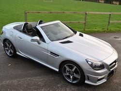 Silver Used 2014 Mercedes SLK55 AMG Cabriolet | £22,990