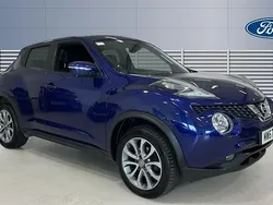 Blue Used 2017 Nissan Juke Tekna SUV | £9,513 (Fair price)