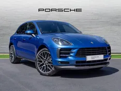 Sapphire blue metallic Used 2020 Porsche Macan SUV | £38,799 (Expensive)