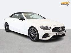 White Used 2021 Mercedes E220 AMG line Cabriolet | £31,395 (Expensive)