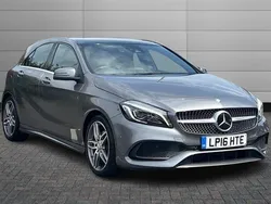 Grey Used 2016 Mercedes A160 AMG Line Premium Plus Hatchback | £15,995 (Expensive)