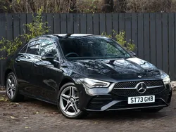 Black Used 2023 Mercedes CLA250e Executive Sedan | £27,498 (Fair price)