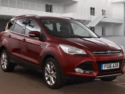 Ruby red Used 2016 Ford Kuga Titanium SUV | £8,675 (Fair price)