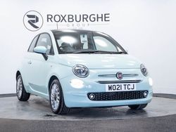Green Used 2021 Fiat 500 Lounge Hatchback | £6,490 (Good price)
