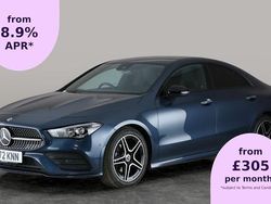 Blue Used 2022 Mercedes CLA180 AMG Line Premium Sedan | £23,091 (Fair price)