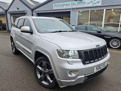 Silver Used 2012 Jeep Grand Cherokee Overland SUV | £6,000