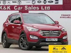 Red Used 2015 Hyundai Santa Fe Premium SE SUV | £11,495 (Fair price)