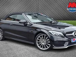 Black Used 2018 Mercedes C200 AMG Line Premium Plus Cabriolet | £21,000 (A bit pricey)