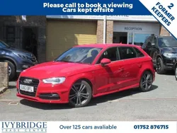 Red Used 2013 Audi A3 Sportback S-Line Hatchback | £8,250 (Fair price)