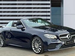 Blue Used 2019 Mercedes E220 AMG line Cabriolet | £27,734 (Expensive)