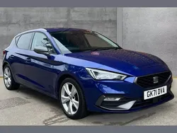 Blue Used 2021 Seat Leon FR Hatchback | £17,490 (Fair price)