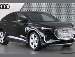Black Used 2024 Audi Q4 Sportback e-tron S-Line SUV | £33,890