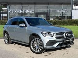Silver Used 2022 Mercedes GLC220 AMG Line Premium SUV | £30,508 (Fair price)