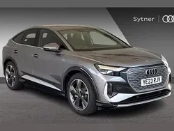 Grey Used 2023 Audi Q4 Sportback e-tron S-Line SUV | £30,000 (Super price)