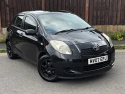 Black Used 2007 Toyota Yaris T3 Hatchback | £2,995 (Fair price)