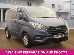 Blue Used 2022 Ford Transit Custom Limited Van | £19,994 (Good price)