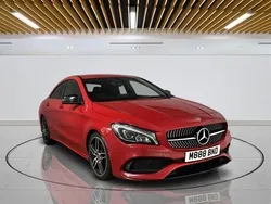 Red Used 2017 Mercedes CLA180 AMG line Sedan | £14,799 (Fair price)