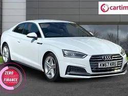 White Used 2018 Audi A5 S-Line Coupe | £16,850 (Good price)