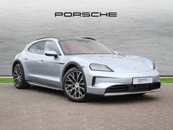 Dolomite silver metallic New 2024 Porsche Taycan Cross Turismo Sedan | £83,991 (Fair price)