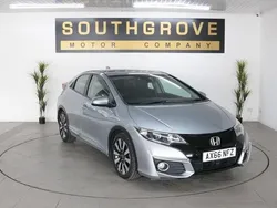 Silver Used 2017 Honda Civic SE Plus Hatchback | £8,489 (Fair price)
