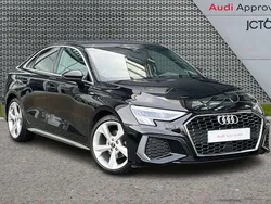 Black Used 2021 Audi A3 S-Line Sedan | £22,753 (Fair price)