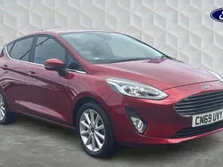 Red Used 2019 Ford Fiesta Titanium Hatchback | £10,445 (Fair price)