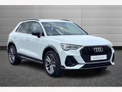 Glacier white Used 2023 Audi Q3 Black Edition SUV | £33,150 (Fair price)