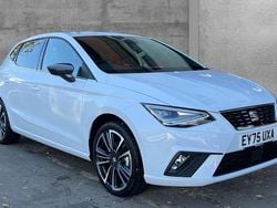 Metallic nevada white New 2025 Seat Ibiza XCELLENCE Lux Hatchback | £21,290 (A bit pricey)