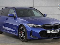 Blue Used 2024 BMW 320 M Sport Estate | £35,499 (Expensive)