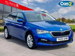 Blue Used 2020 Skoda Scala SE L Hatchback | £11,300 (Fair price)