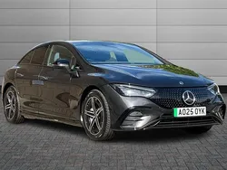 Graphite grey Used 2025 Mercedes EQE350 AMG line Sedan | £51,695