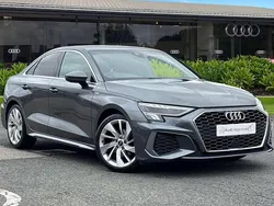 Grey Used 2023 Audi A3 S-Line Sedan | £22,495 (Fair price)