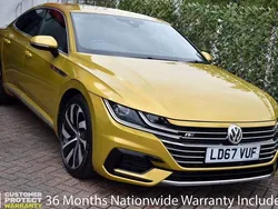 Yellow Used 2017 VW Arteon R-line Hatchback | £18,990 (Fair price)