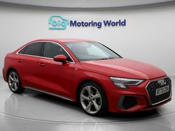 Red Used 2020 Audi A3 S-Line Sedan | £19,300 (Fair price)