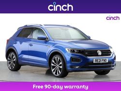 Blue Used 2021 VW T-Roc R-line SUV | £18,699 (Good price)