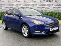 Blue Used 2015 Ford Focus Titanium Hatchback | £4,320 (A bit pricey)