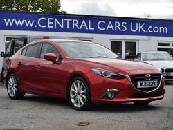 Red Used 2015 Mazda 3 Inclusive Sedan | £7,995 (A bit pricey)