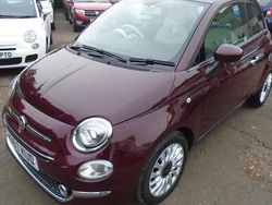 Red Used 2018 Fiat 500 Lounge Hatchback | £6,995 (Fair price)