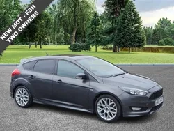 Grey Used 2017 Ford Focus ST-Line Hatchback | £8,995 (Fair price)