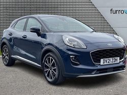 Blue Used 2021 Ford Puma Titanium Hatchback | £13,750 (Fair price)