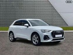 White Used 2019 Audi Q3 S-Line SUV | £21,595 (A bit pricey)