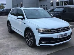 White Used 2018 VW Tiguan R-line SUV | £17,500 (Fair price)