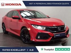 Red Used 2020 Honda Civic SR Hatchback | £13,895 (Fair price)