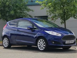 Blue Used 2017 Ford Fiesta Titanium Hatchback | £5,245 (Fair price)