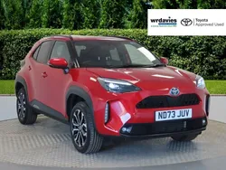 Red Used 2023 Toyota Yaris Hybrid Design Estate | £23,795 (Fair price)